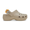 Crocs Classic Platform Buckle zoccolo platform donna in Croslite — vista laterale