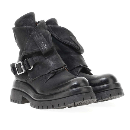 A.S.98 Darryl Femme Bottines En Cuir Naturel Vintage