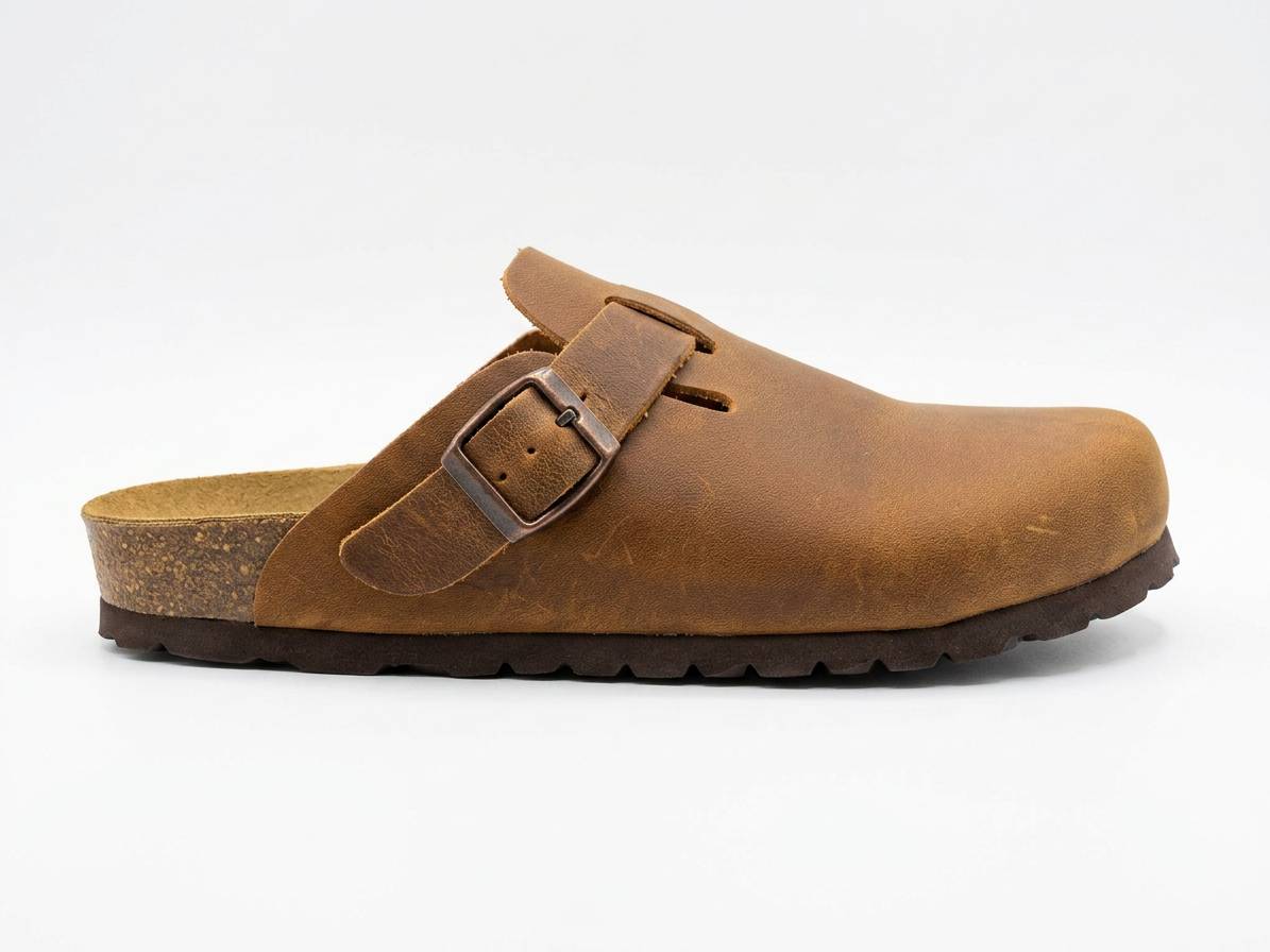 CH18 - sabot da donna e da uomo con fibbia regolabile NATUNED  plantare in lattice anatomico comfort