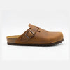 Natuned CH18 sabot unisex in pelle — vista frontale