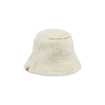 Unisex cozy shearling hat made from genuine sheepskin