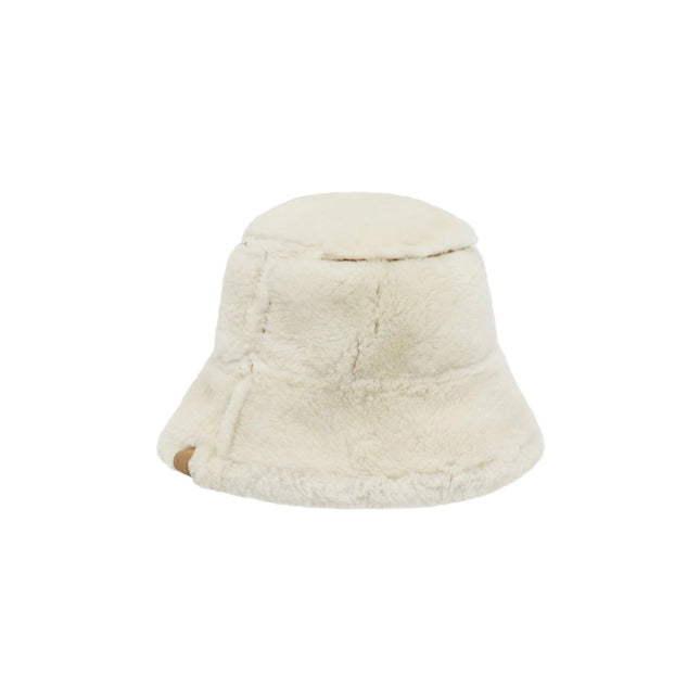 Unisex cozy shearling hat made from genuine sheepskin