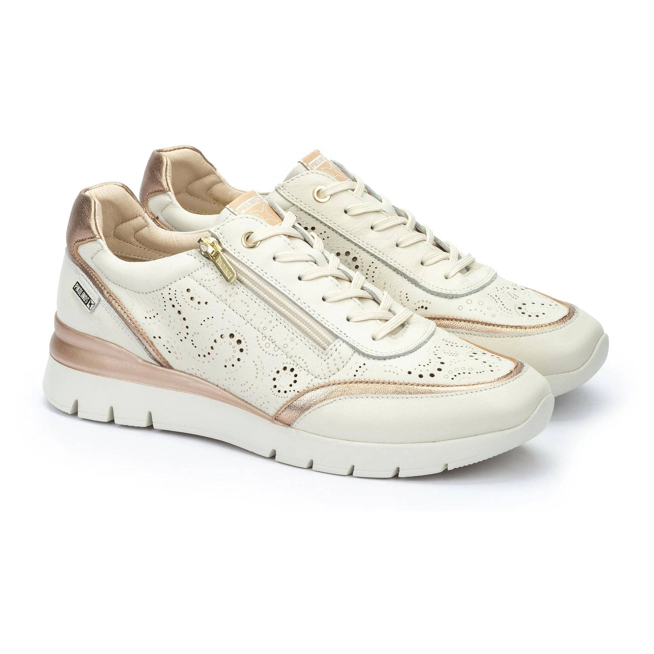 Sneaker sportiva da donna Pikolinos Cantabria in pelle lavorata.