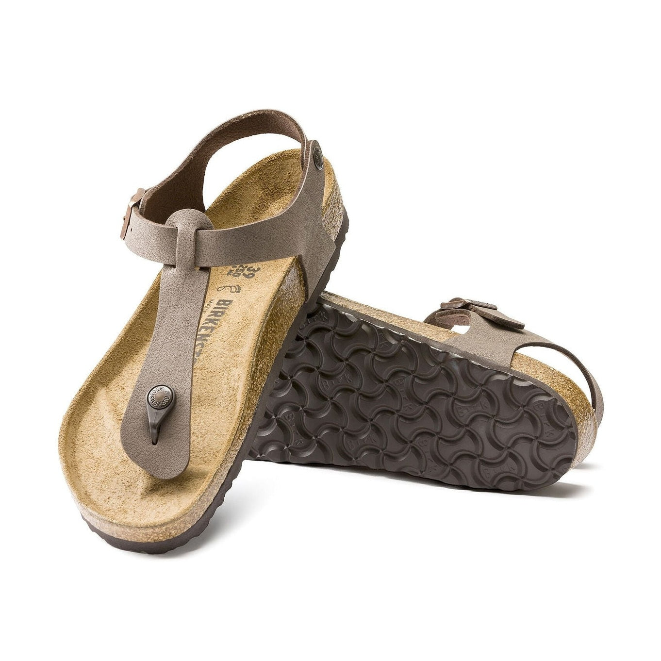 Cinturino alla caviglia regolabile con fibbia metallica Birkenstock Kairo Birko-Flor