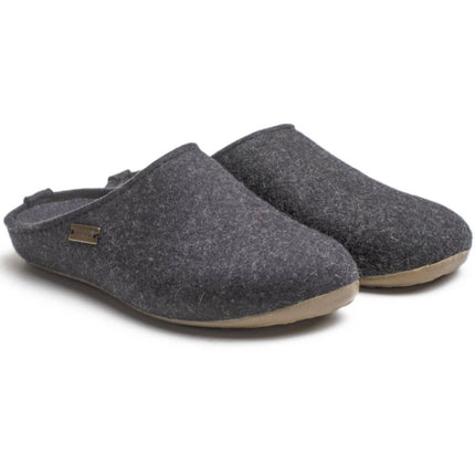 Haflinger Fundus clog top view with removable cork-latex footbed