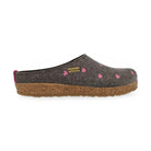Haflinger Cuoricini Donna Sabot In Feltro Lana Cotta