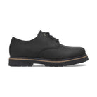 Scarpa Birkenstock Highwood Lace Low uomo in pelle naturale con lacci e profilo sughero vista laterale