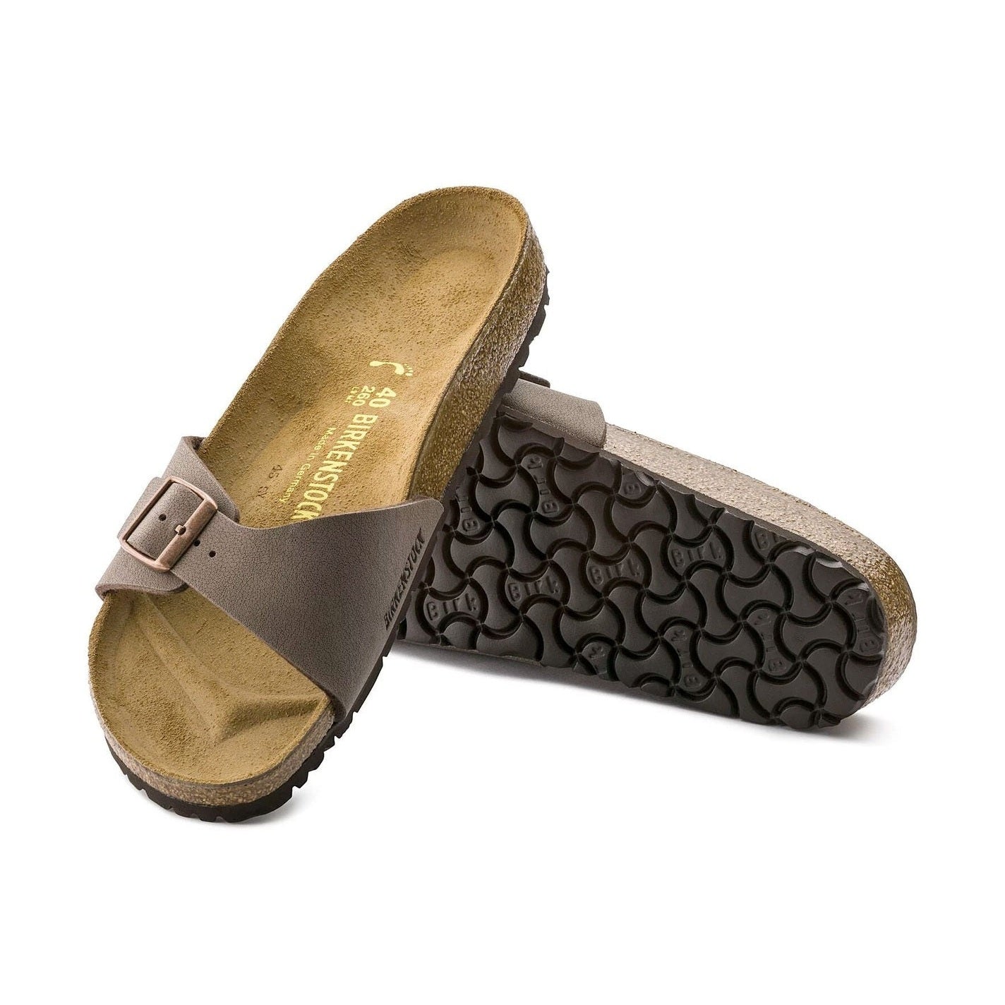 Fascia unica in Birko-Flor con fibbia metallica regolabile Birkenstock Madrid unisex
