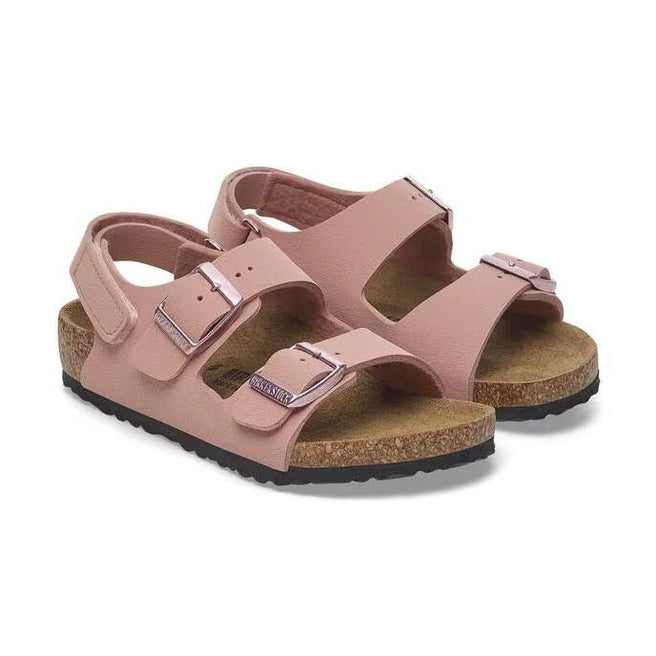 Birkenstock Milano Kids bambino sottopiede pelle scamosciata traspirante