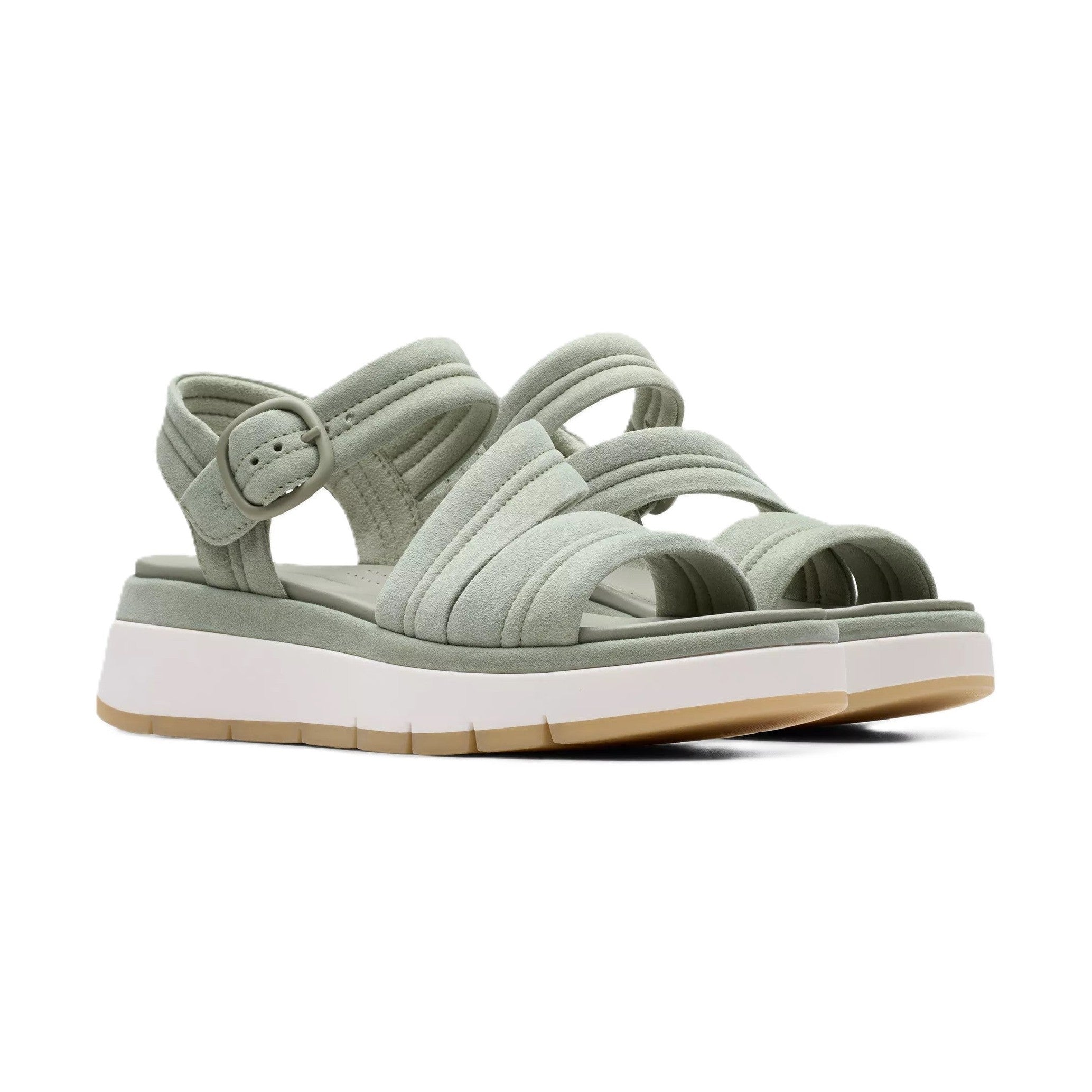 Clarks Tuscan Strap Sandalo Donna Platform In Pelle