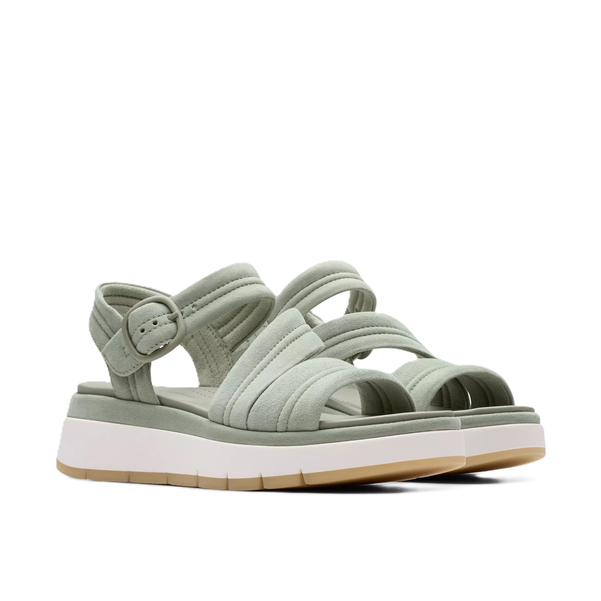 Clarks Tuscan Strap Sandalo Donna Platform In Pelle