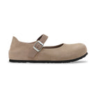 Scarpa Birkenstock Mantova donna in pelle scamosciata con cinturino trasversale vista laterale