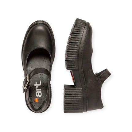 Scarpa donna York 1373 ART in pelle vitello con tacco