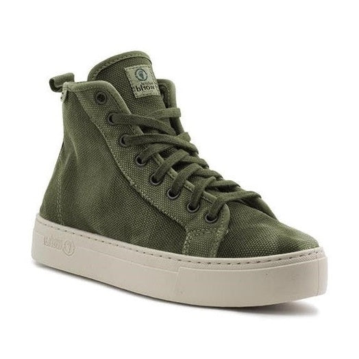 Suola in gomma naturale vulcanizzata e doppia chiusura lacci zip Natural World Bota Alta donna