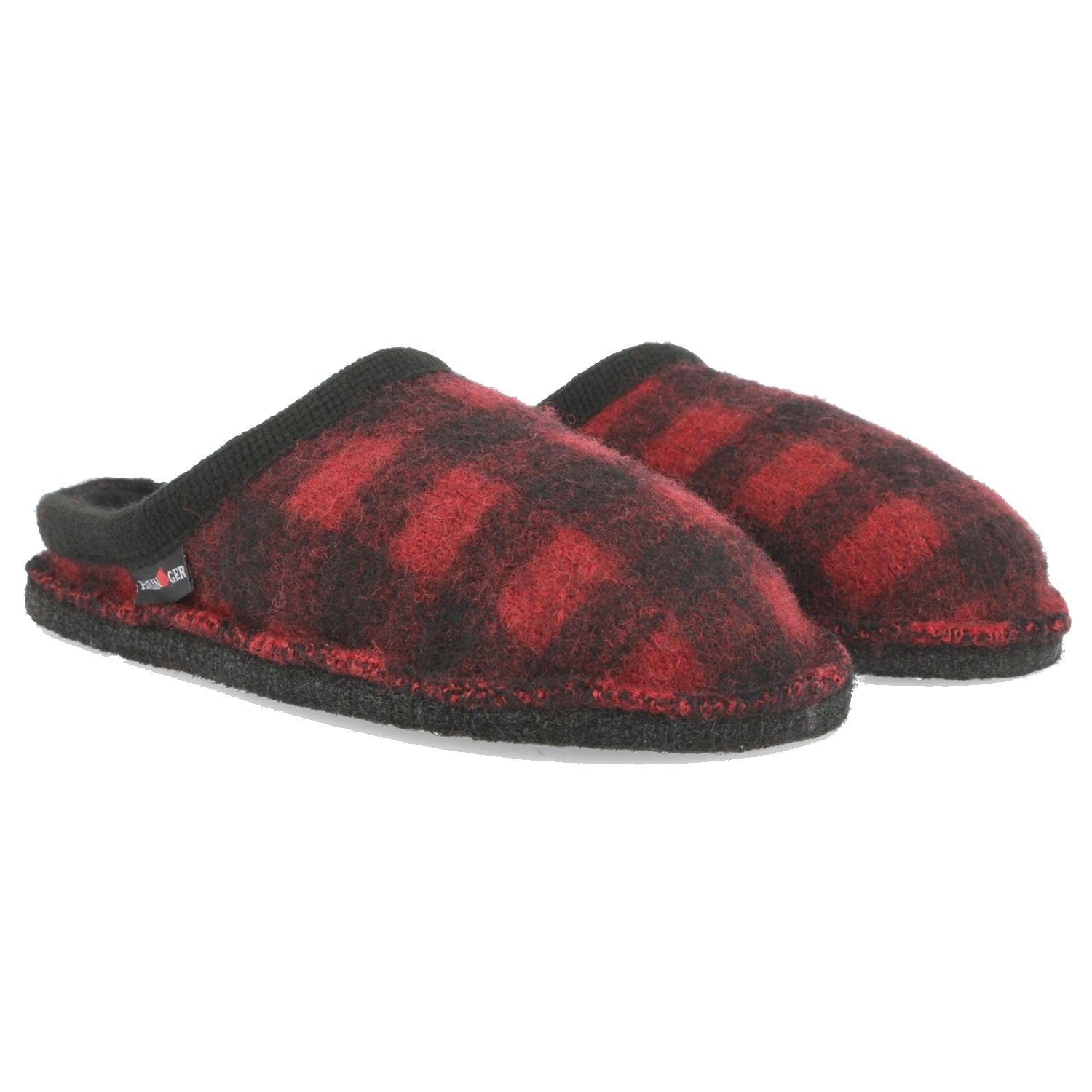 Haflinger Plaid Unisex Sabot In Lana Cotta