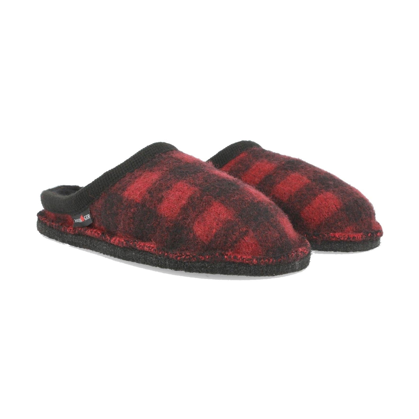 Haflinger Plaid Unisex Sabot In Lana Cotta
