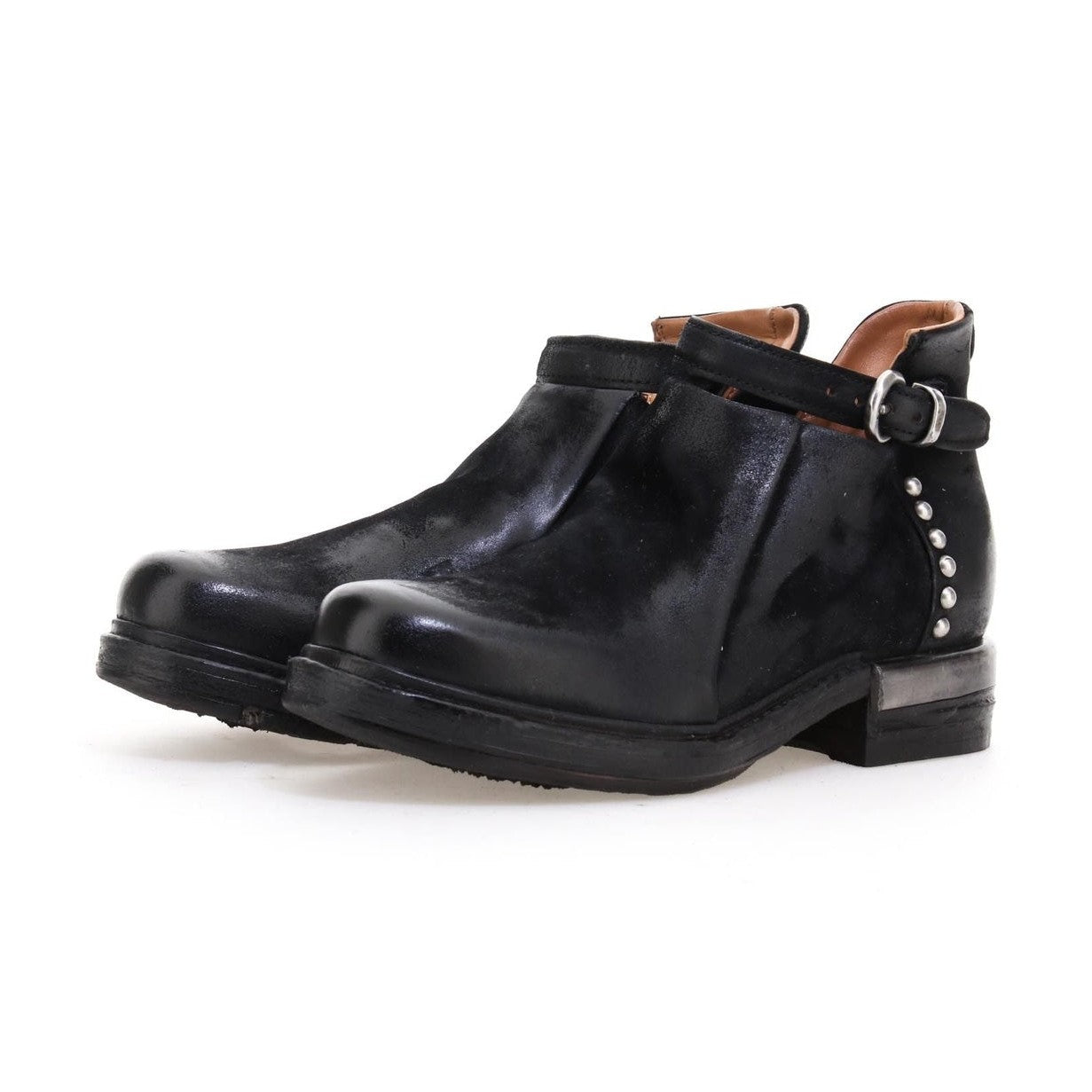 A.S.98 Adira Donna Stivaletti In Pelle Vintage