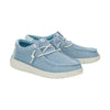 HeyDude Wally Youth Stretch Sox mocassino bambino in tessuto — dettaglio tomaia