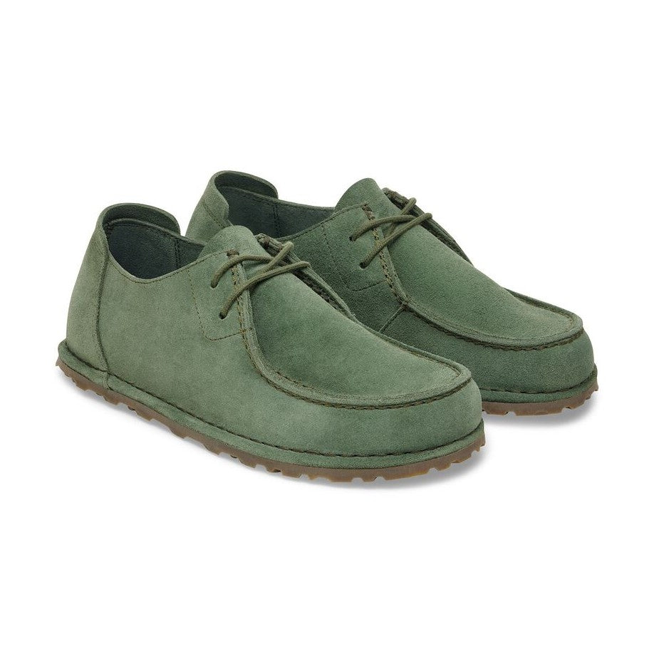 Pelle scamosciata morbida flessibile e traspirante Birkenstock Utti Lace uomo