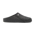 Pantofola Birkenstock Zermatt unisex in feltro di lana naturale vista laterale