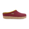 Haflinger Kris sabot unisex in feltro di lana — vista tre quarti