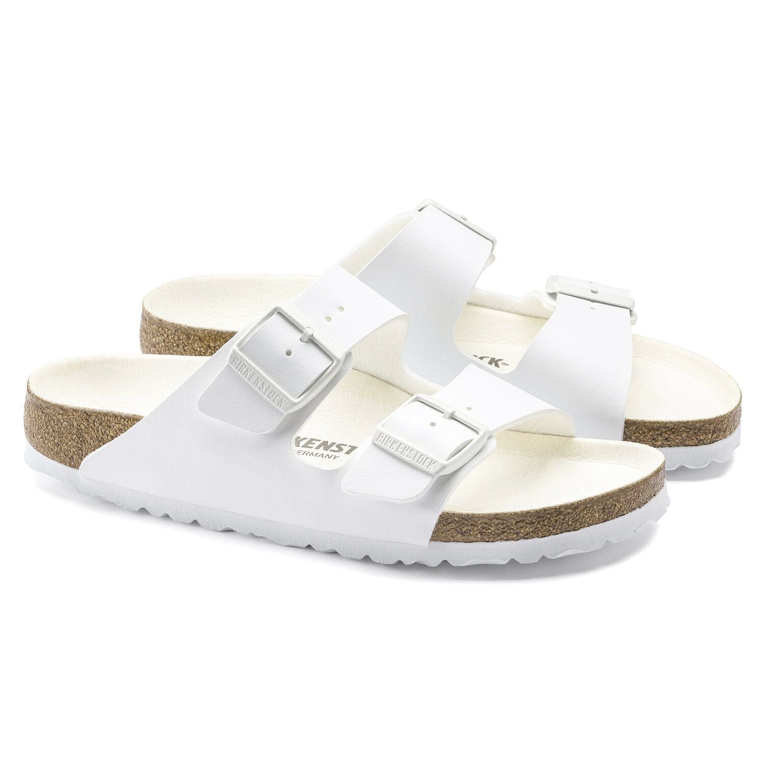 Sandali Birkenstock Arizona Donna in Birko-Flor ideali per outfit estivi casual e comfort ortopedico.
