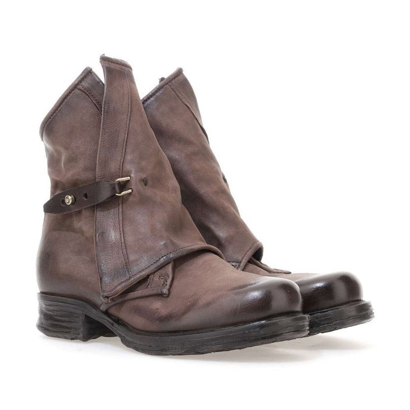 A.S.98 Vain Donna Stivaletto In Pelle Artigianale