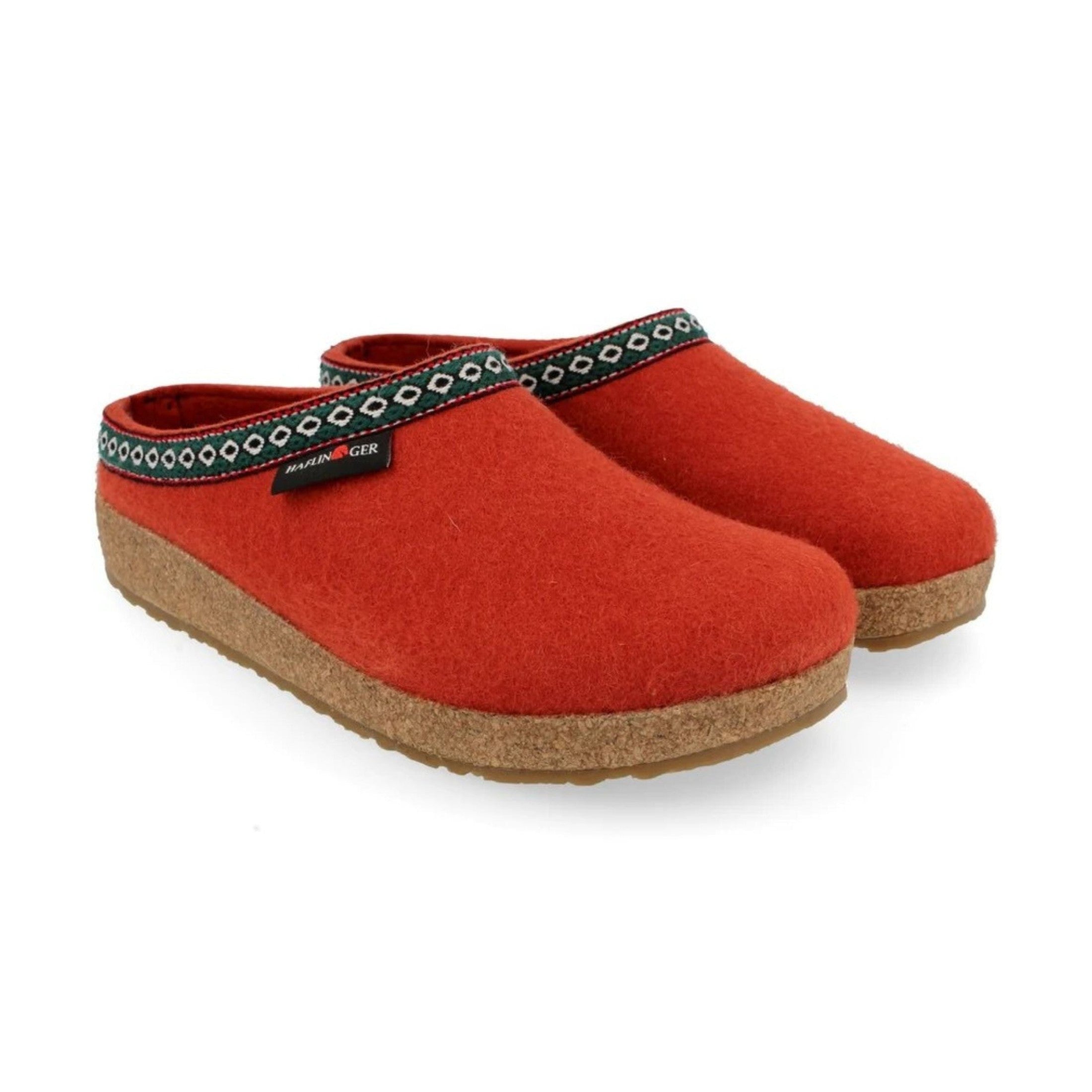 Haflinger Franzl Unisex Sabot In Feltro Di Lana