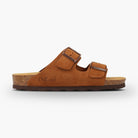 CH05 VELOUR - Sandalo a due fasce in pelle con cinturino regolabile da donna e da uomo NATUNED