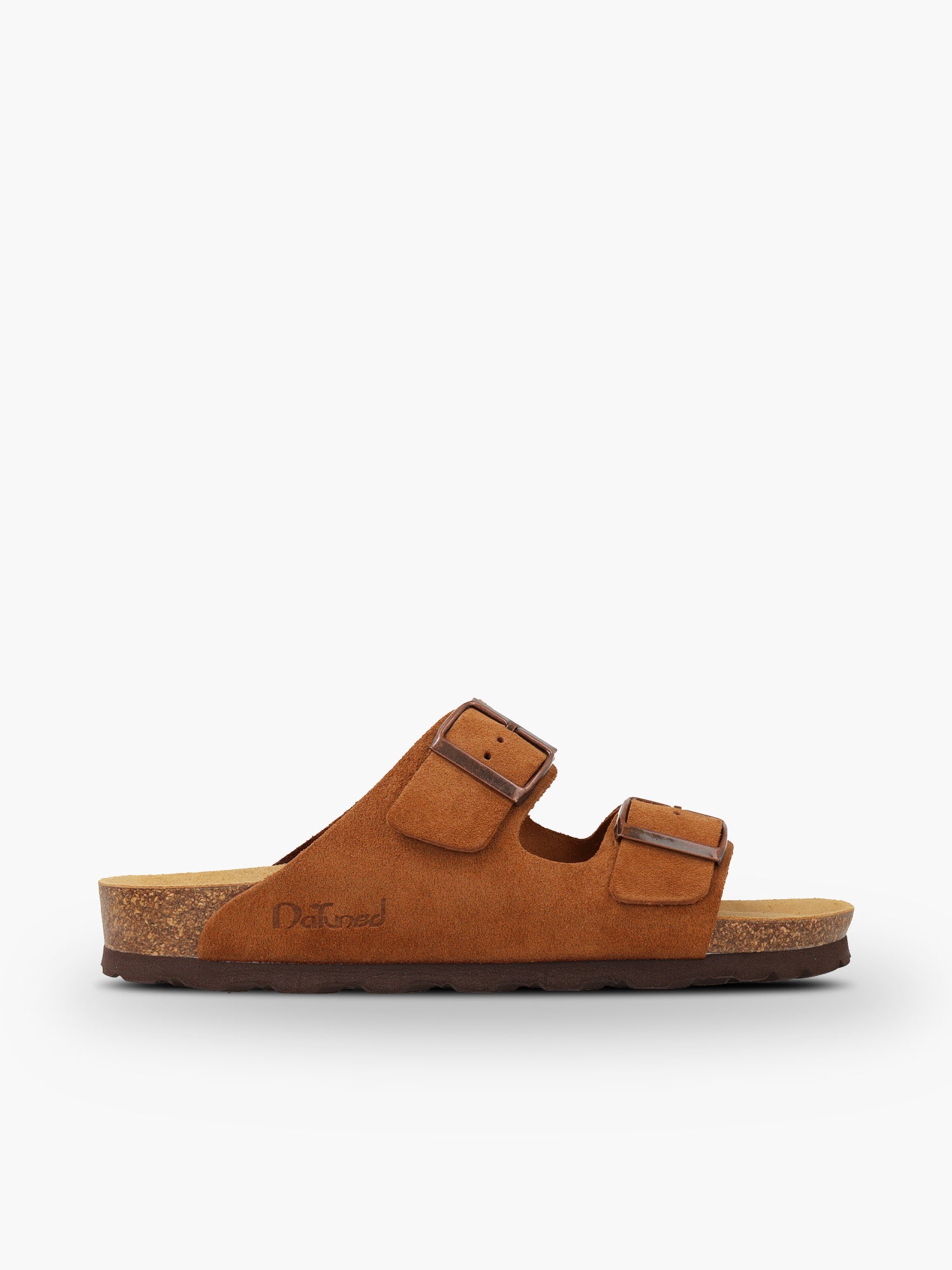 CH05 VELOUR - Sandalo a due fasce in pelle con cinturino regolabile da donna e da uomo NATUNED