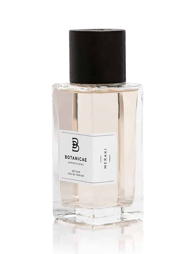 Botanicae Meraki Eau de Parfum 100ml flacone profumo di nicchia unisex vista frontale