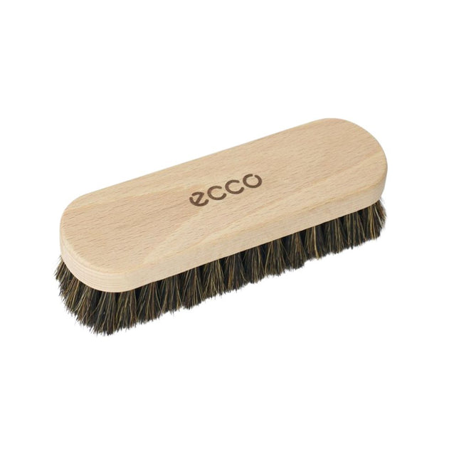 Spazzola per scarpe ECCO Small Shoe Brush in legno e setole naturali.