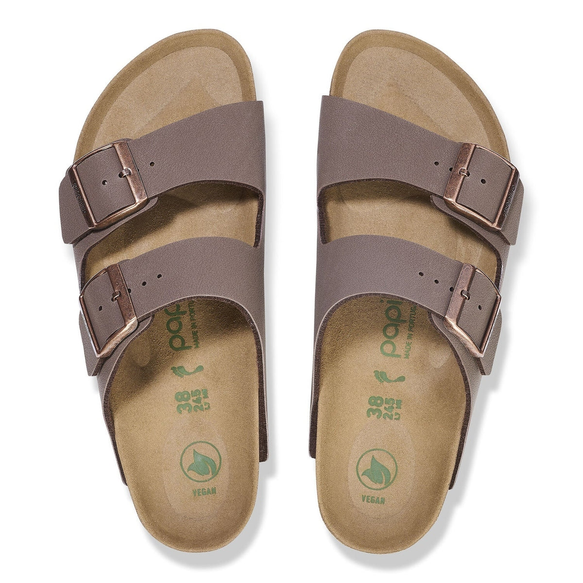 Birkenstock Arizona Papillio Flex Platform donna mocca vista dall’alto