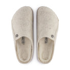 Dettaglio interno pantofola con sottopiede scamosciato Birkenstock Zermatt Premium donna
