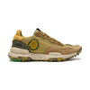 Satorisan Chacrona Linen sneaker unisex in lino e pelle — vista laterale