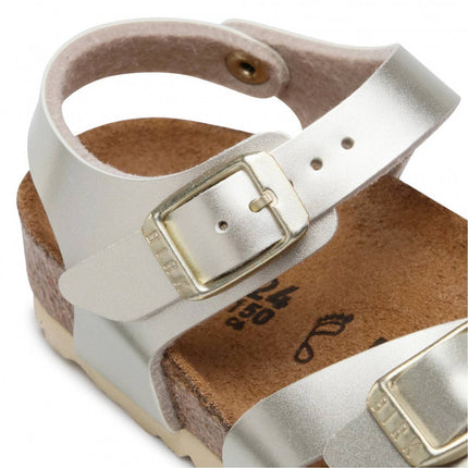 RIO (BIRKO-FLOR KIDS) - Sandalo da bambina Birkenstock con due fasce e cinturini regolabili