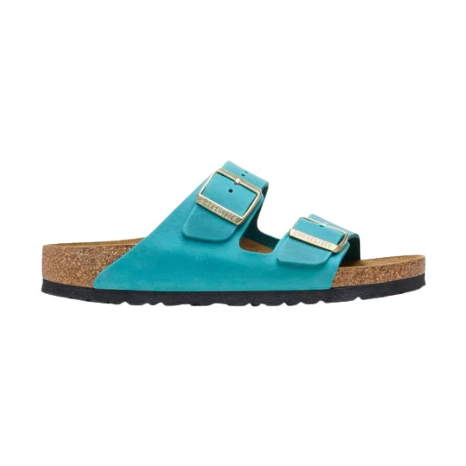 Due fasce in pelle oliata robusta e idrorepellente Birkenstock Arizona donna
