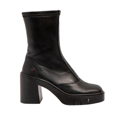 Berna The Art Company stivaletto donna vista frontale in pelle vitello