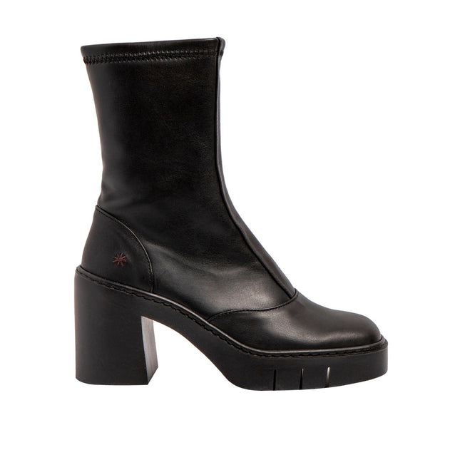 Berna The Art Company stivaletto donna vista frontale in pelle vitello