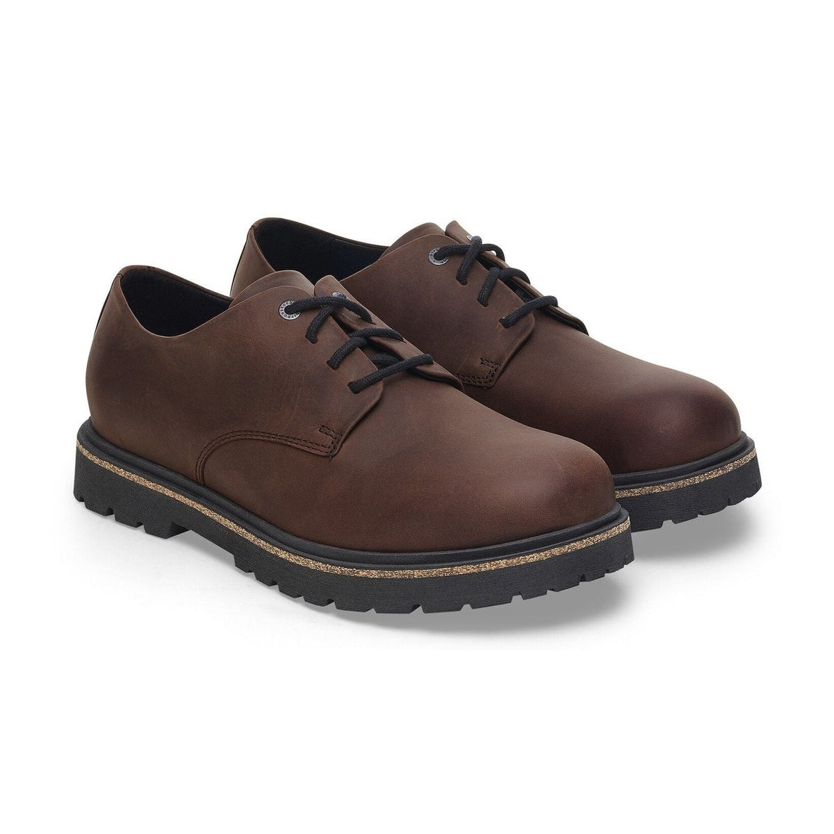 Pelle naturale morbida pregiata con allacciatura Birkenstock Highwood Lace Low uomo