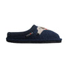 Haflinger Doggy sabot unisex in lana cotta — vista laterale