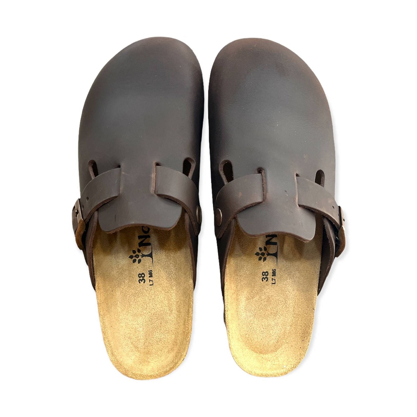 CH18 - sabot da donna e da uomo con fibbia regolabile NATUNED plantare in lattice anatomico comfort