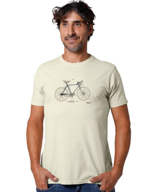 T-shirt uomo Sketch La Nansa in cotone sostenibile