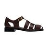 Clarks Hana Sun sandalo basso donna in pelle — vista laterale