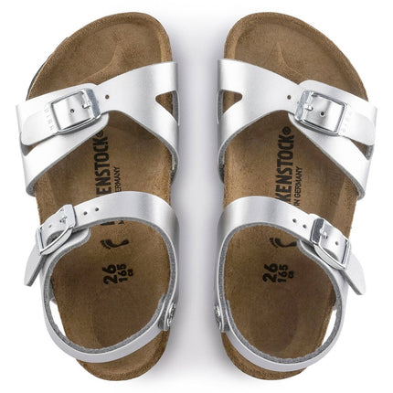 RIO (BIRKO-FLOR KIDS) - Sandalo da bambina Birkenstock con due fasce e cinturini regolabili