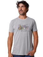 T-shirt uomo Blues Jazz La Nansa in cotone sostenibile