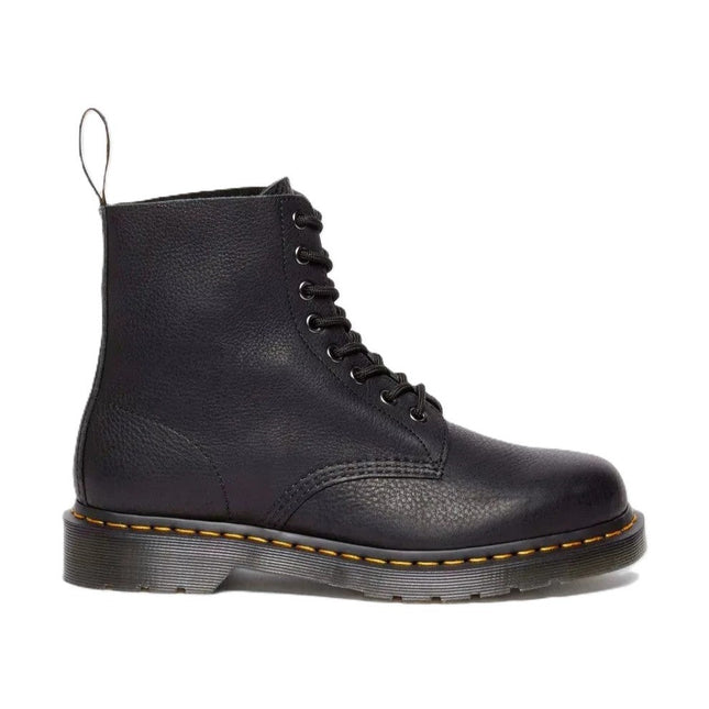 Dr. Martens 1460 Pascal Donna Stivali Stringati In Pelle particolare degli otto occhielli e lacci piatti