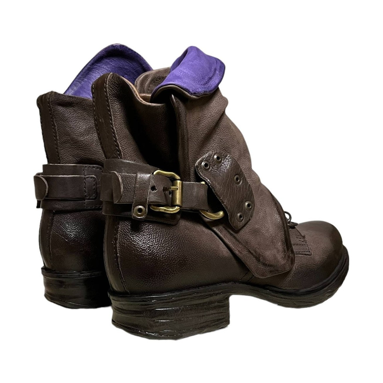 Stivaletto donna Simon A.S.98 in pelle naturale artigianale