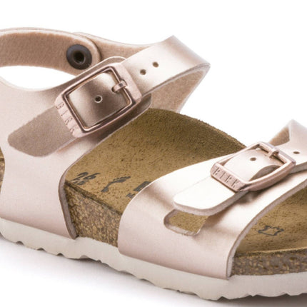 RIO (BIRKO-FLOR KIDS) - Sandalo da bambina Birkenstock con due fasce e cinturini regolabili