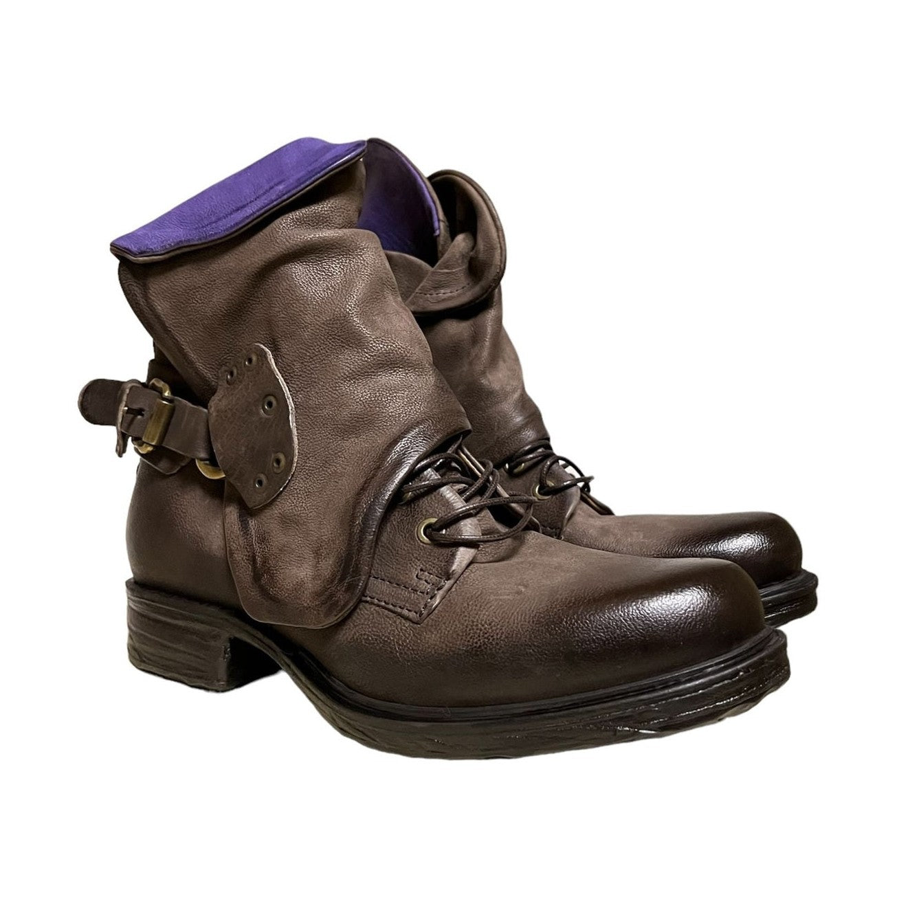 Stivaletto donna Simon A.S.98 in pelle naturale artigianale